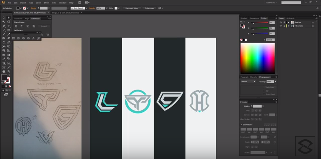 Cómo crear logos con letras difíciles | paredro.com