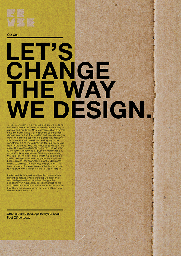 Diseño de folletos sustentable