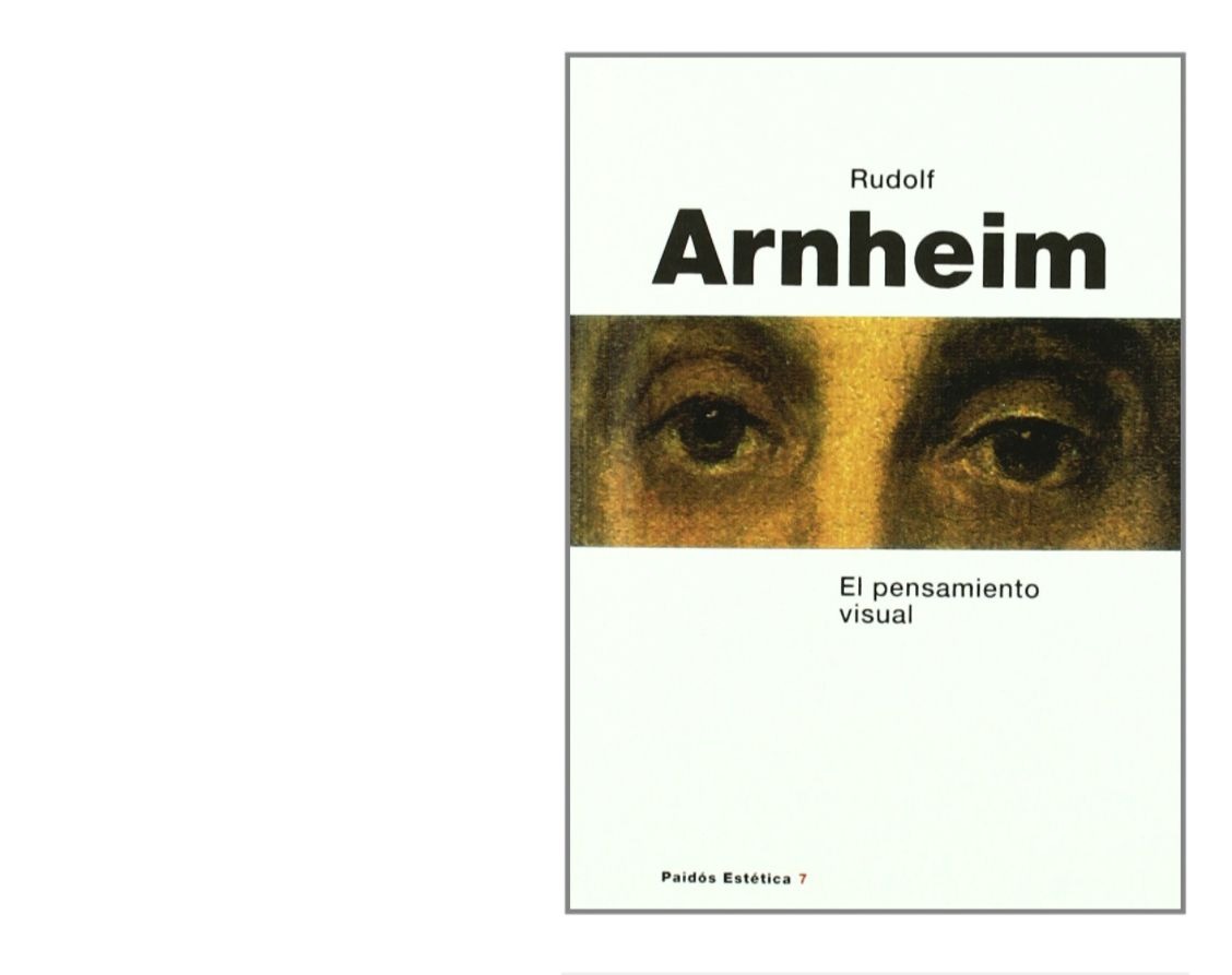 Libro Del Día: El Pensamiento Visual, De Rudolf Arnheim | Paredro.com