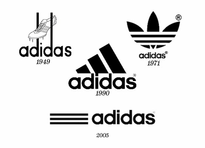 El fundador de Adidas quiso agregar algo representativo a sus tenis y colocó un trío de barras que atraviesan los costados de éstos. De ahí surge el logo.