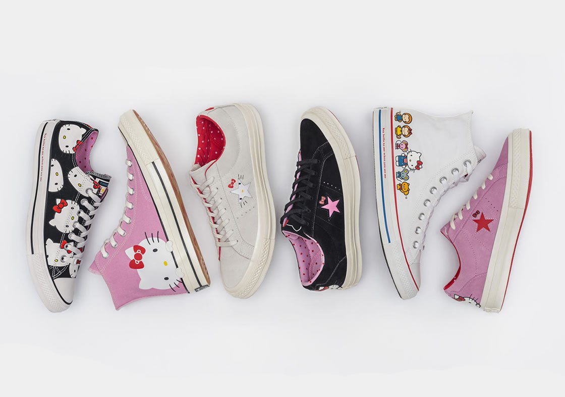 Converse y Hello Kitty lanzarán una colaboración genial que tendrá tenis, accesorios y ropa. Estará disponible el 16 de agosto.