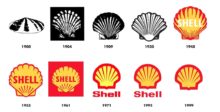 La concha es el emblema de la compañía Shell desde 1900, la cual fue elegida como nombre y símbolo debido a su popularidad. 