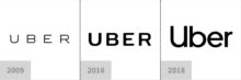 Uber renovó totalmente su imagen desde el cambio de logotipo en 2016, se despide de la "U" para centrarse en la tipografía.