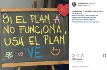 Existen carteles creativos que por su simplicidad en el texto o por el diseño de estos nos hace que el mensaje se quede guardado.