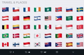 Estas son los 268 banderas de emojis que existen en tu teclado