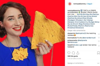 Estas bolsas con diseño de comida están hechas a mano por Rommydebommy, una marca inglesa que retoma las ideas de platillos reales.