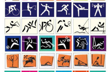 Los Pictogramas de los Juegos Olímpicos se crearon por primera vez en Tokio 1964, después de 56 años regresan a su lugar de origen con los próximod JJ.OO.